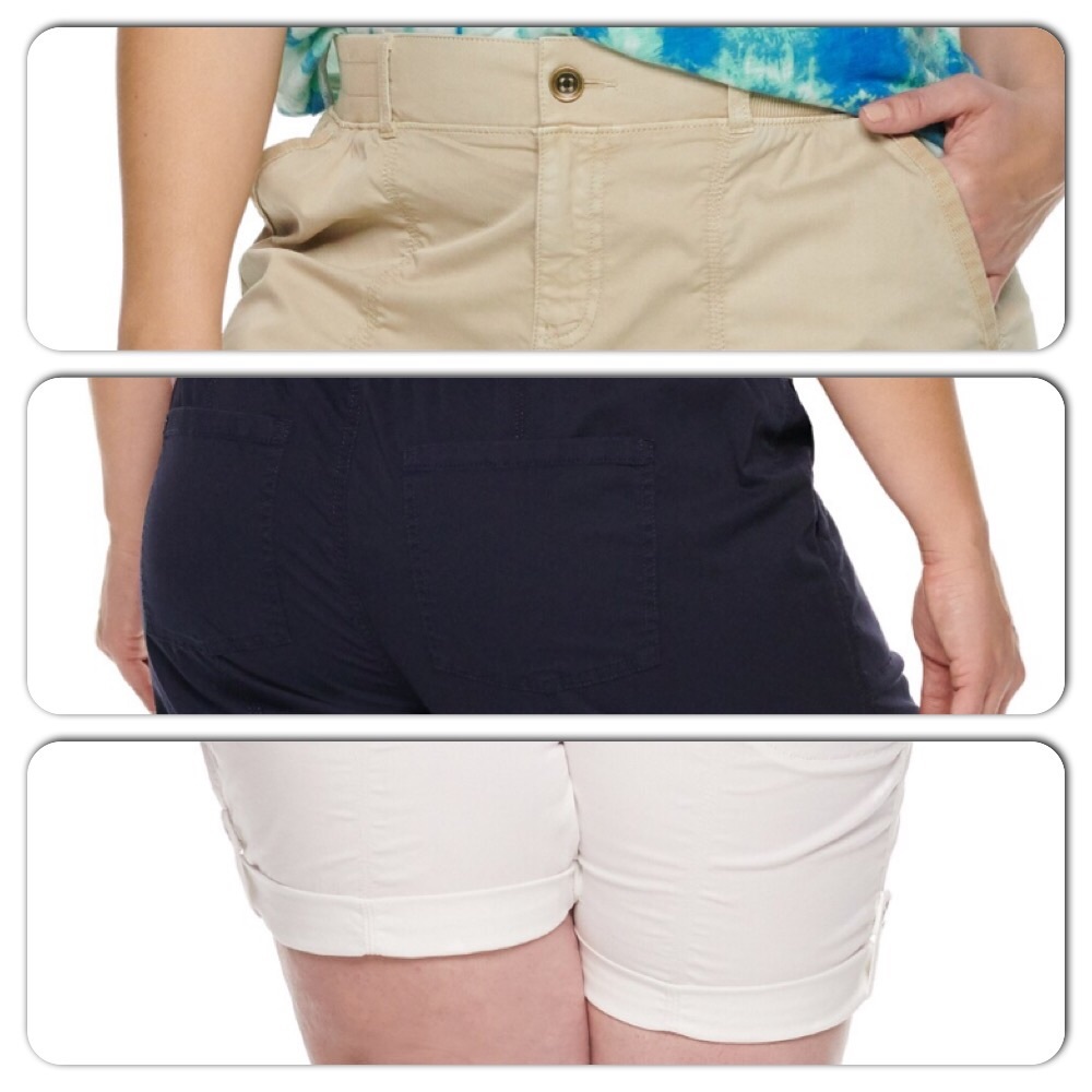 EVRI Plus Sized Bermuda Shorts